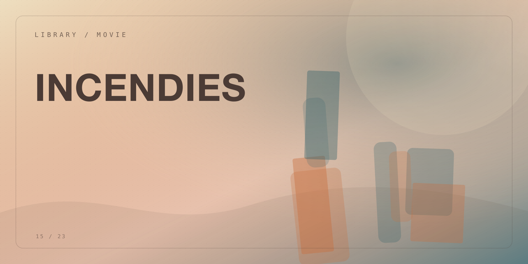 Cover image for Incendies
