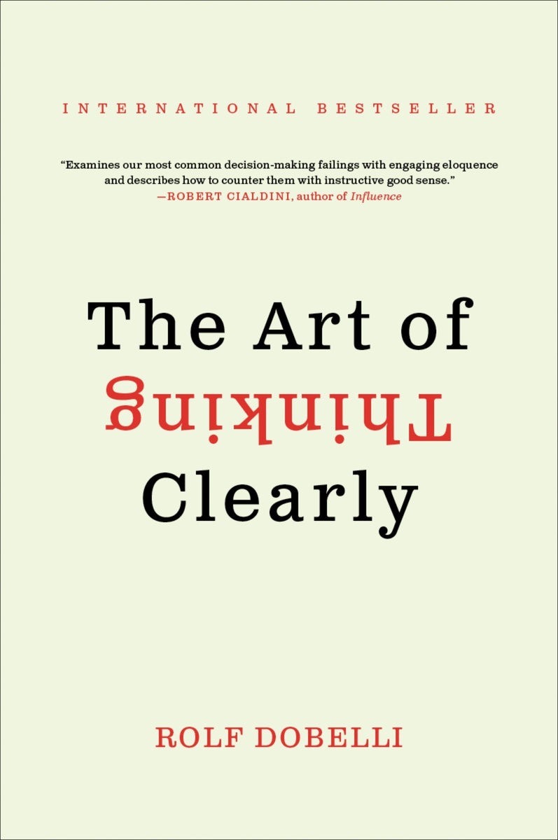 Cover image for The Art of Thinking Clearly